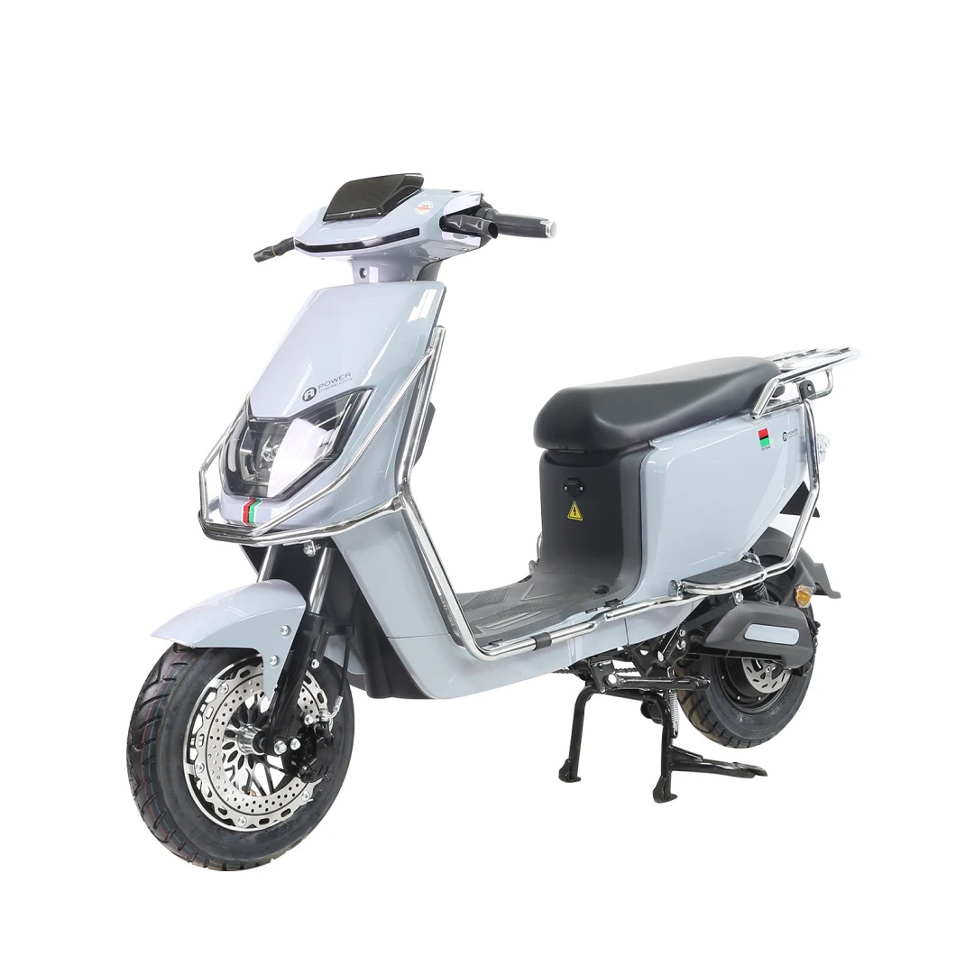 1500W Max Speed 50km/H and Max Range 90km Vespa Two Sets of 70V35ah Low-Carbon Electric Motorcycle Control System LED Light Scooter Women