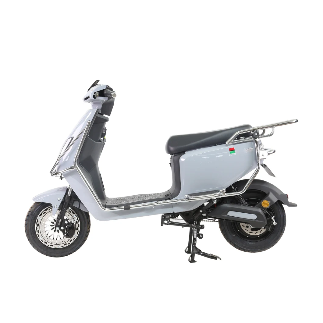 1500W Max Speed 50km/H and Max Range 90km Vespa Two Sets of 70V35ah Low-Carbon Electric Motorcycle Control System LED Light Scooter Women