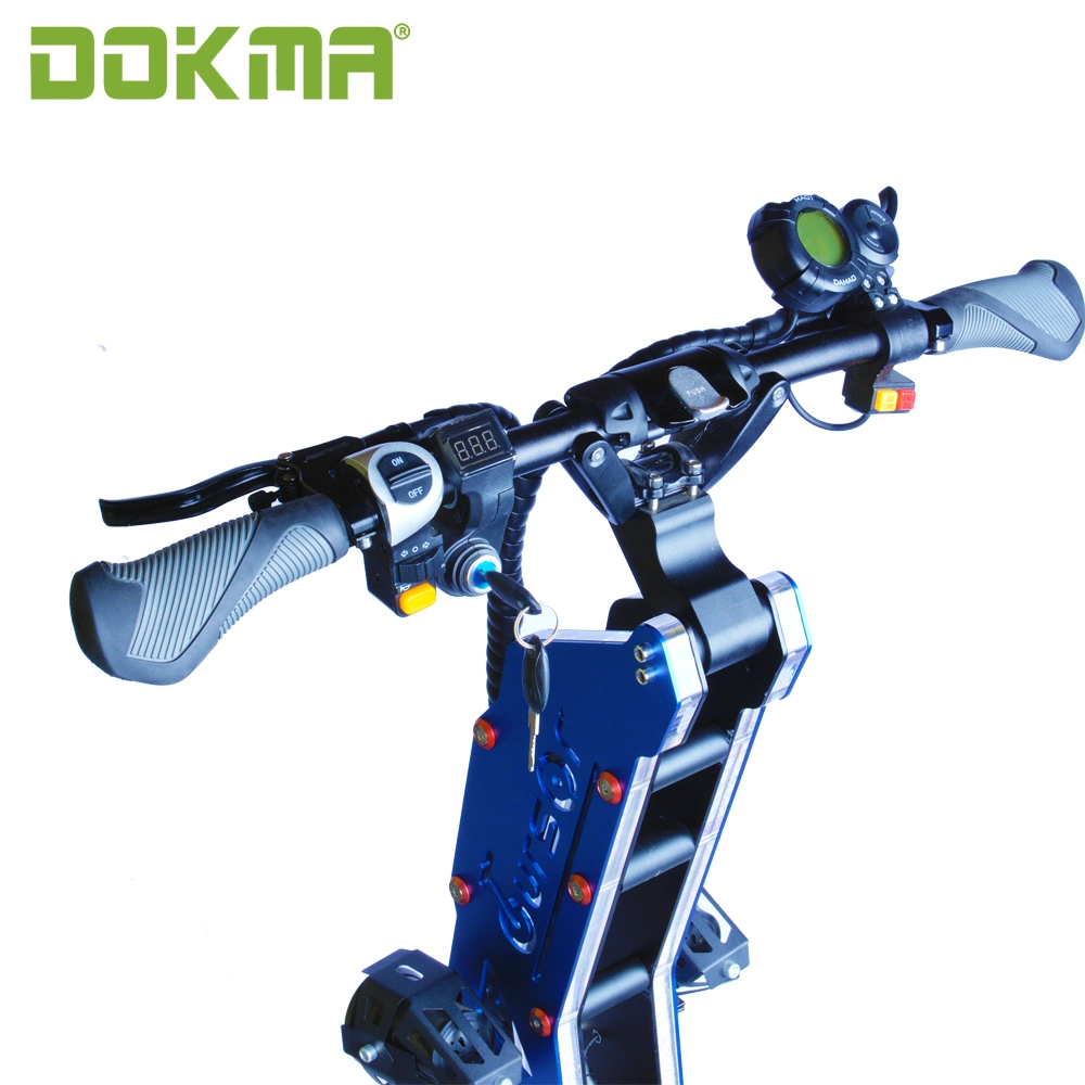 Dokma 13 Inch New 72V 7000W Customized OEM Dtoursor on Road Foldable Electric Dual Motor 2 Wheels City Electric E Scooter for Adult